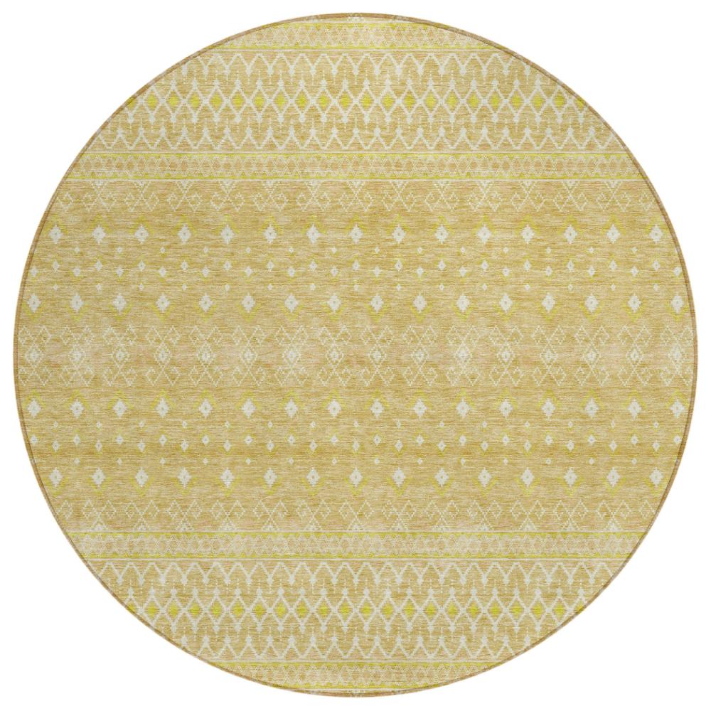 Addison Rugs Boho Gold Washable Indoor-Outdoor Rug