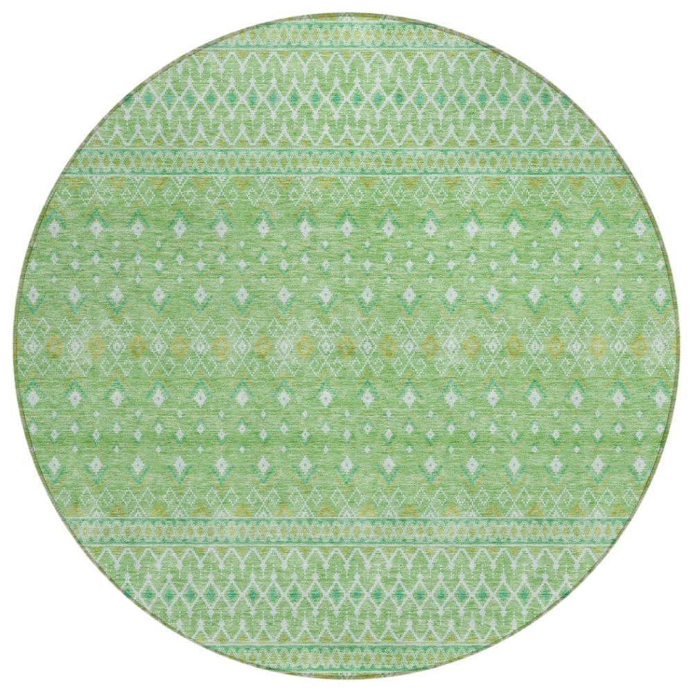 Addison Rugs Boho Green Washable Indoor-Outdoor Rug