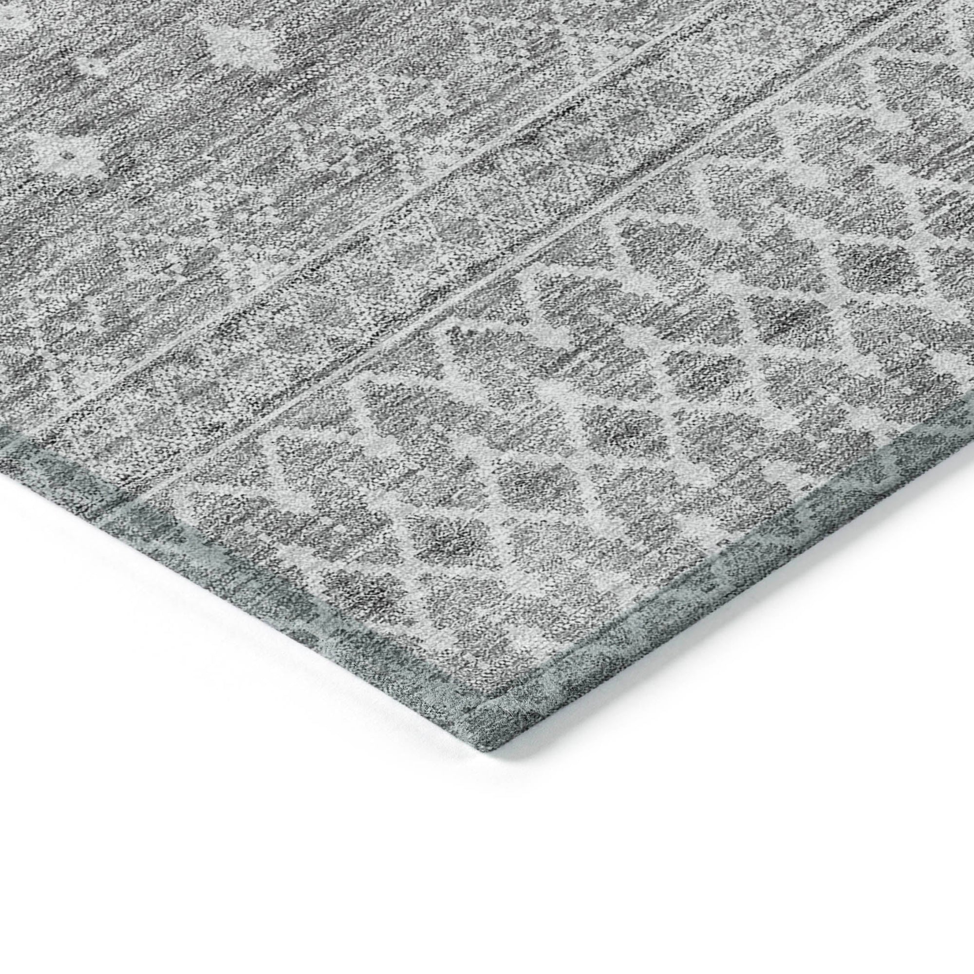 Addison Rugs Boho Grey Washable Indoor-Outdoor Rug
