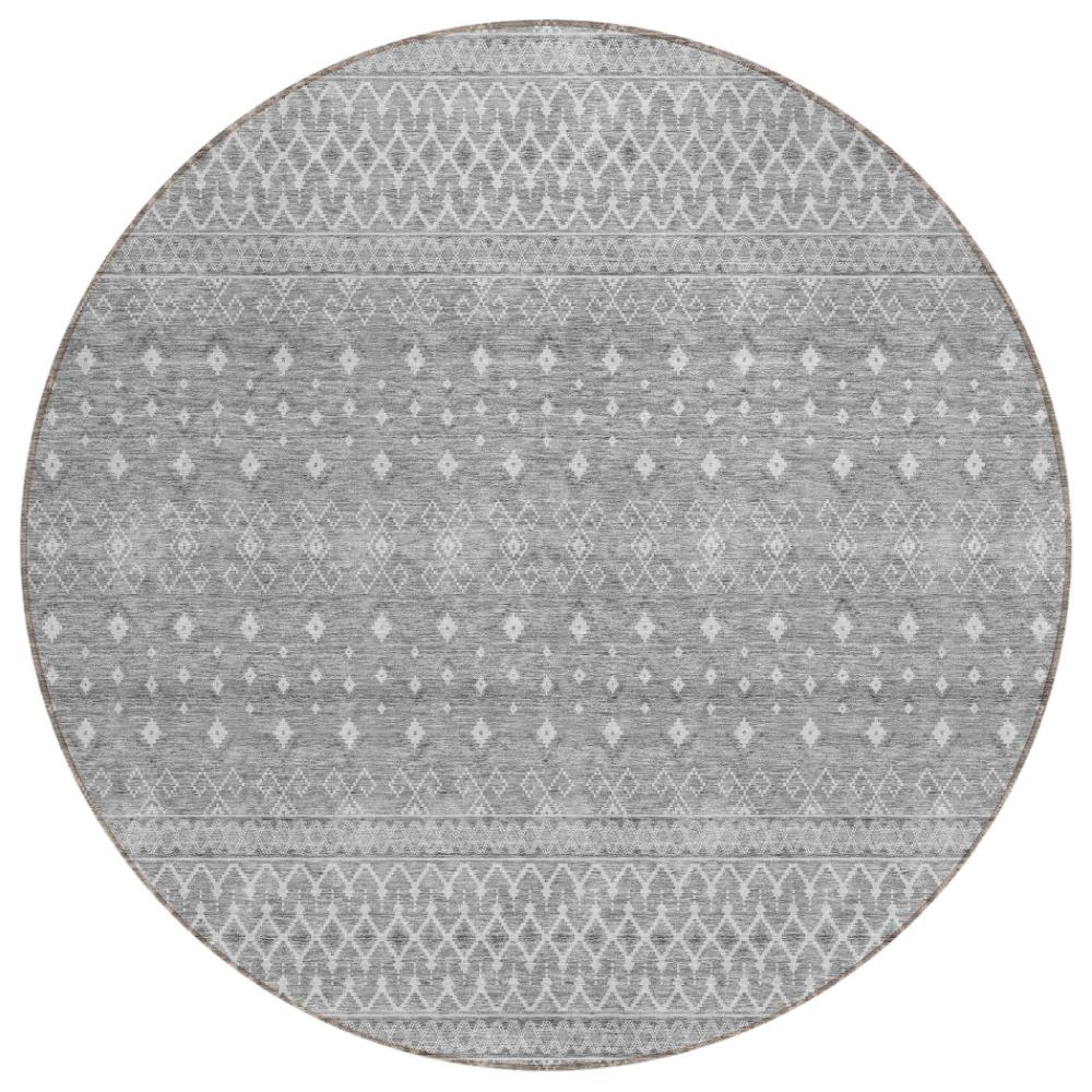 Addison Rugs Boho Grey Washable Indoor-Outdoor Rug