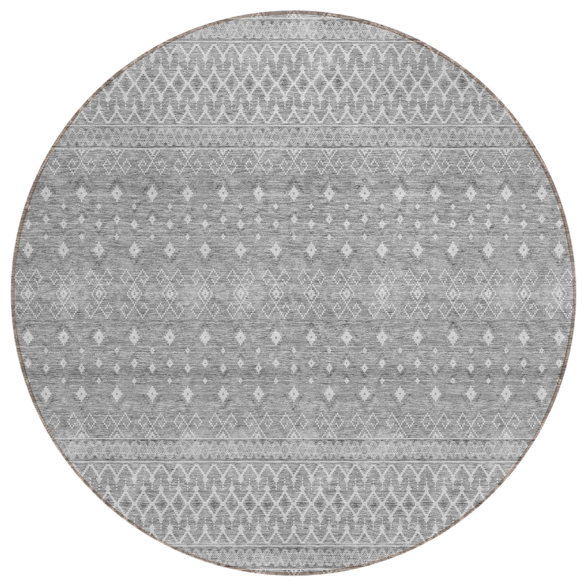 Addison Rugs Boho Grey Washable Indoor-Outdoor Rug