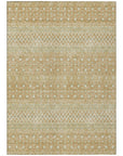 Boho Copper Washable Indoor-Outdoor Rug