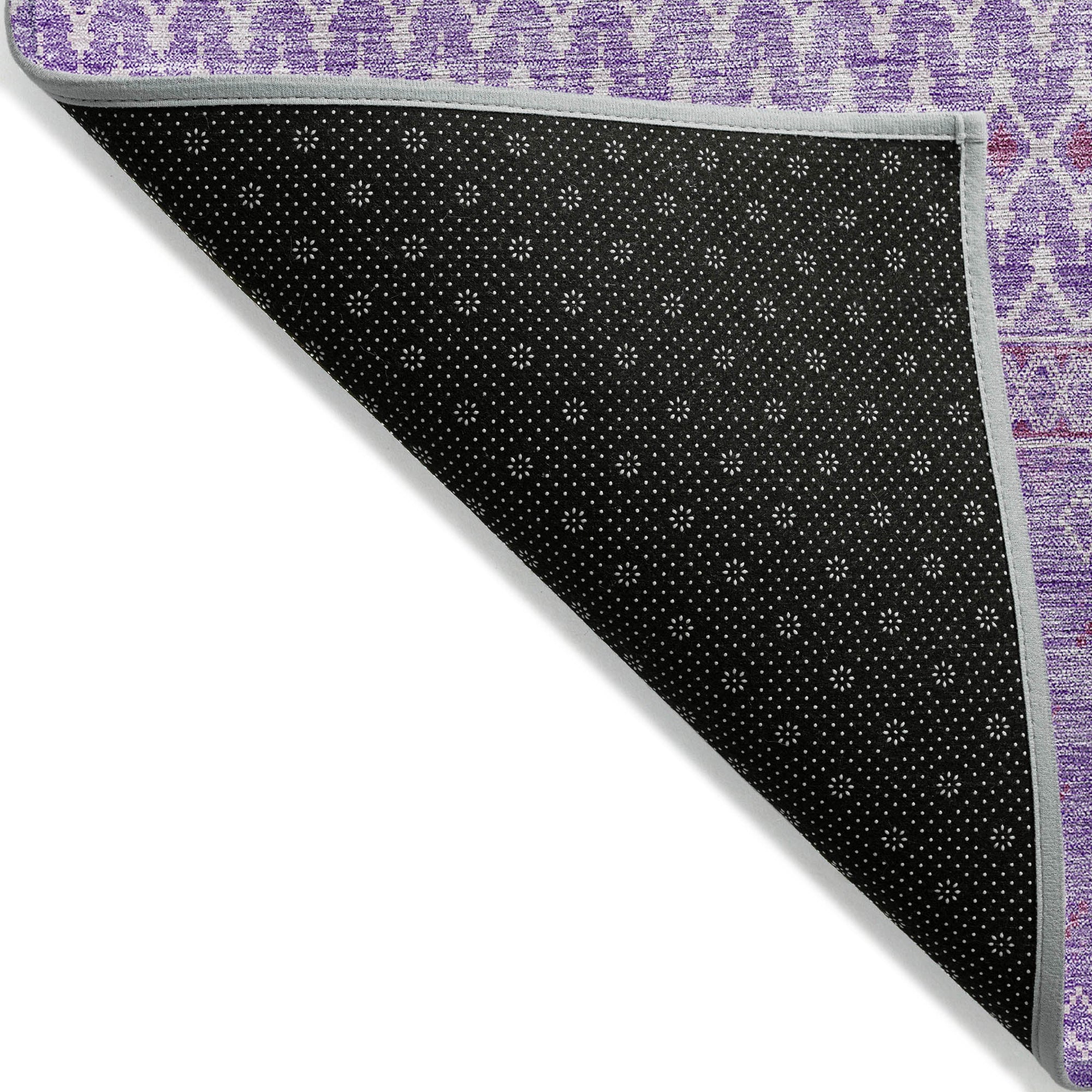 Addison Rugs Boho Purple Washable Indoor-Outdoor Rug