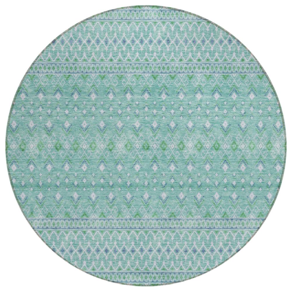Addison Rugs Boho Teal Washable Indoor-Outdoor Rug