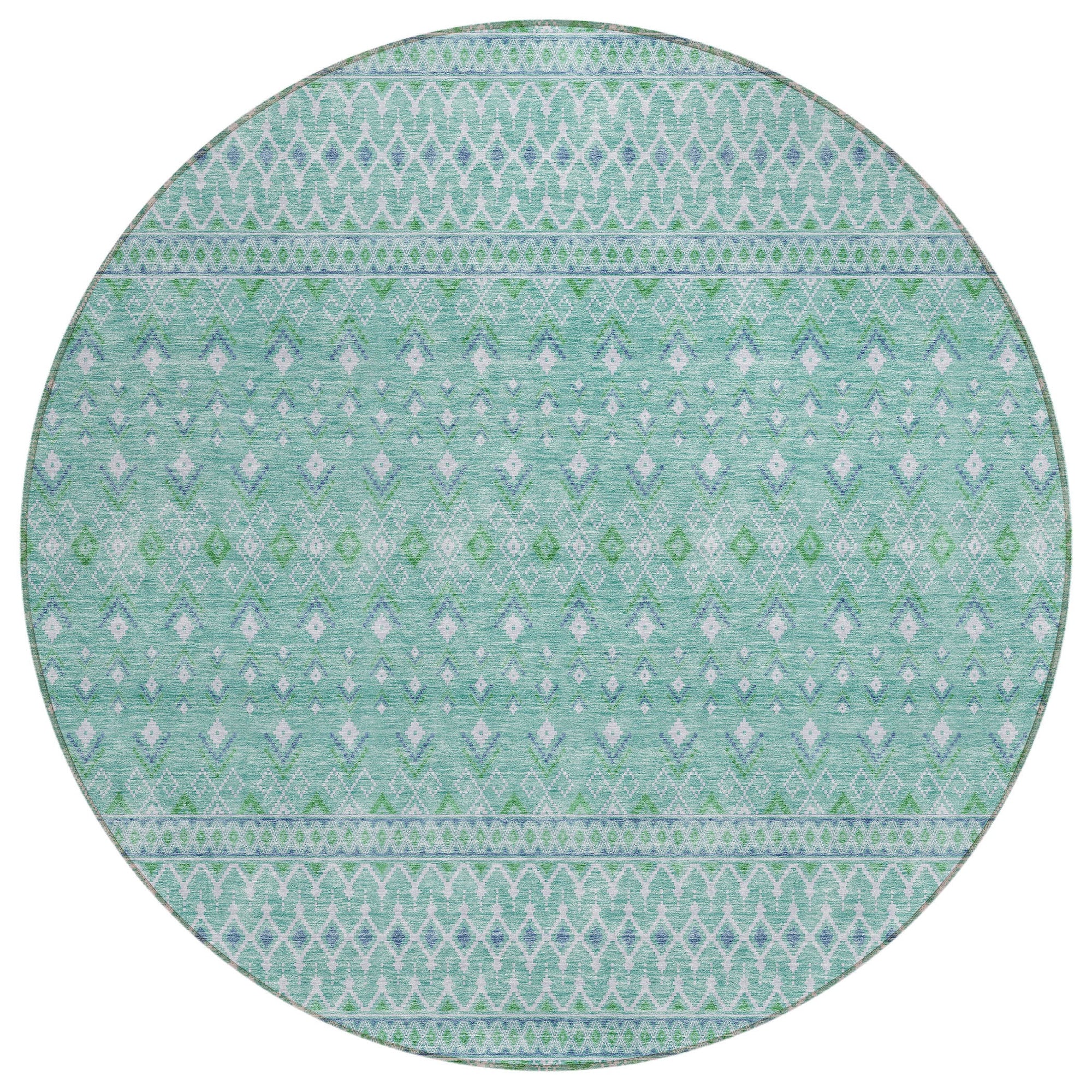 Addison Rugs Boho Teal Washable Indoor-Outdoor Rug