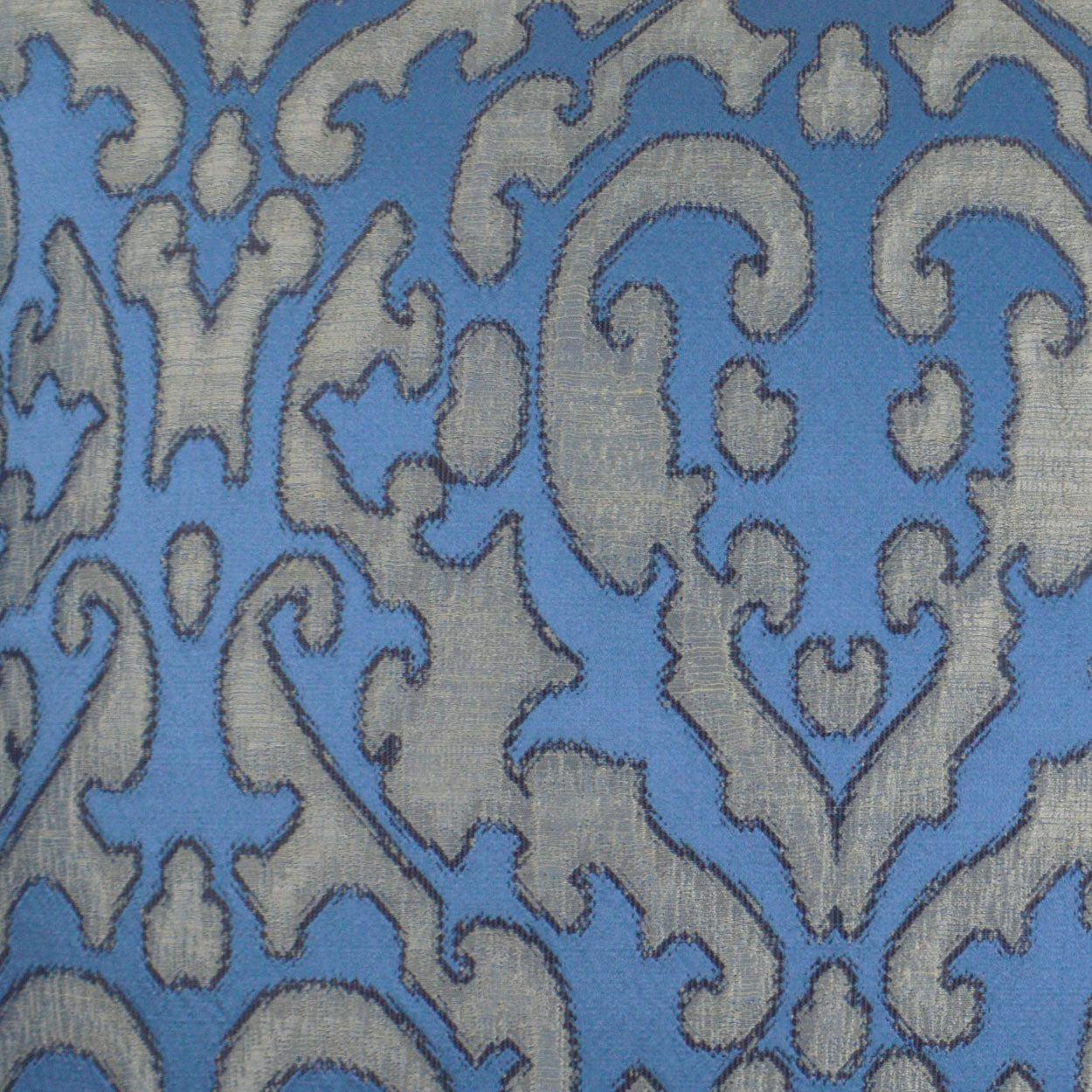 D.V. Kap Bokhara Bluestone Blue Throw Pillow With Insert