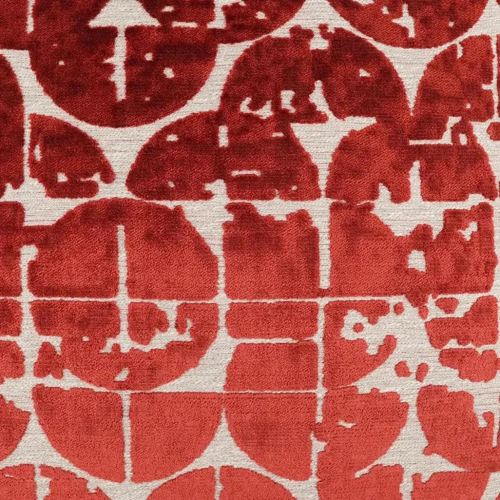 D.V. Kap Bravura Sienna Red Throw Pillow With Insert