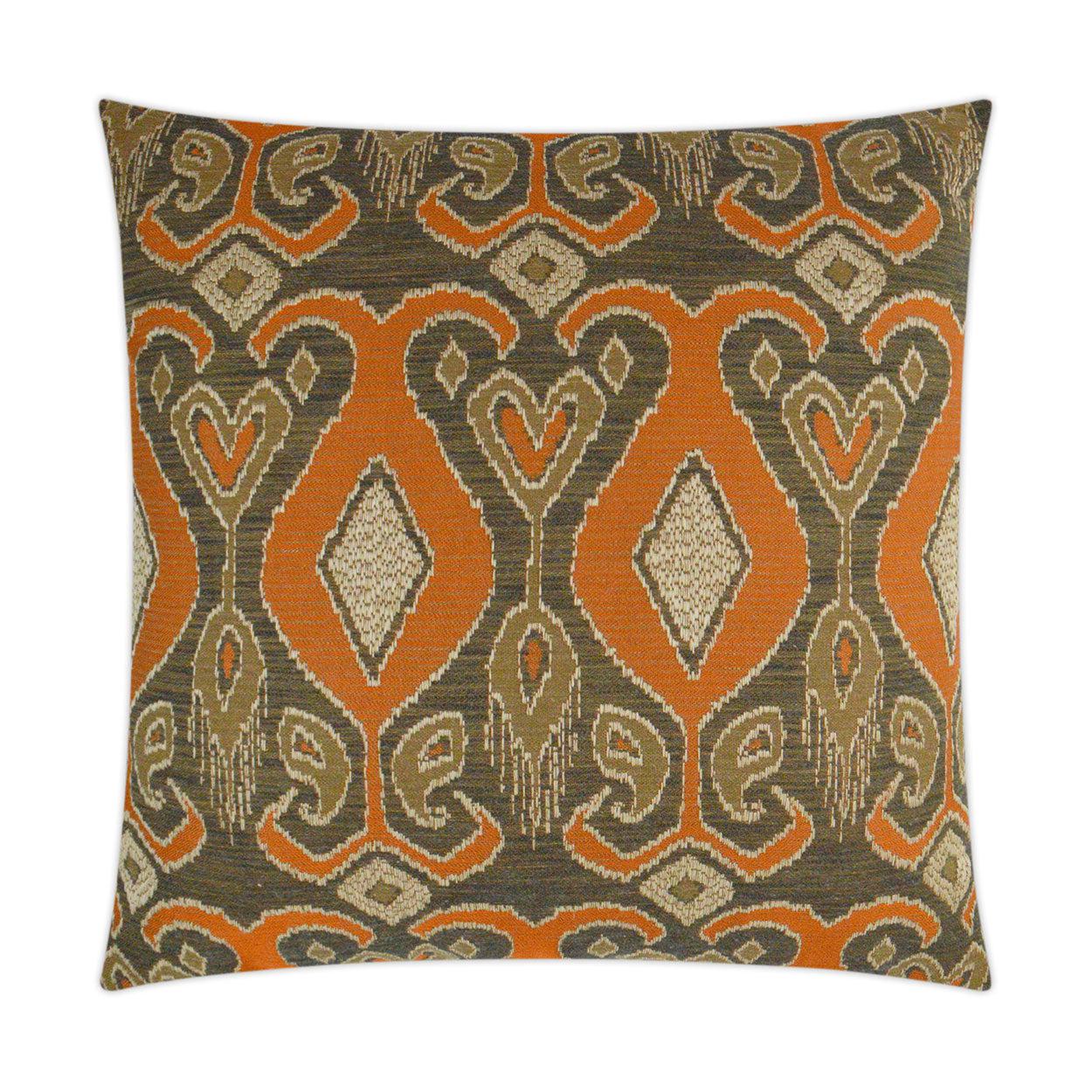 D.V. Kap Bristol Orange Throw Pillow With Insert