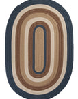 Brooklyn Modern Oval Outdoor Rugs