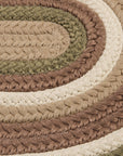 Brooklyn Modern Oval Outdoor Rugs