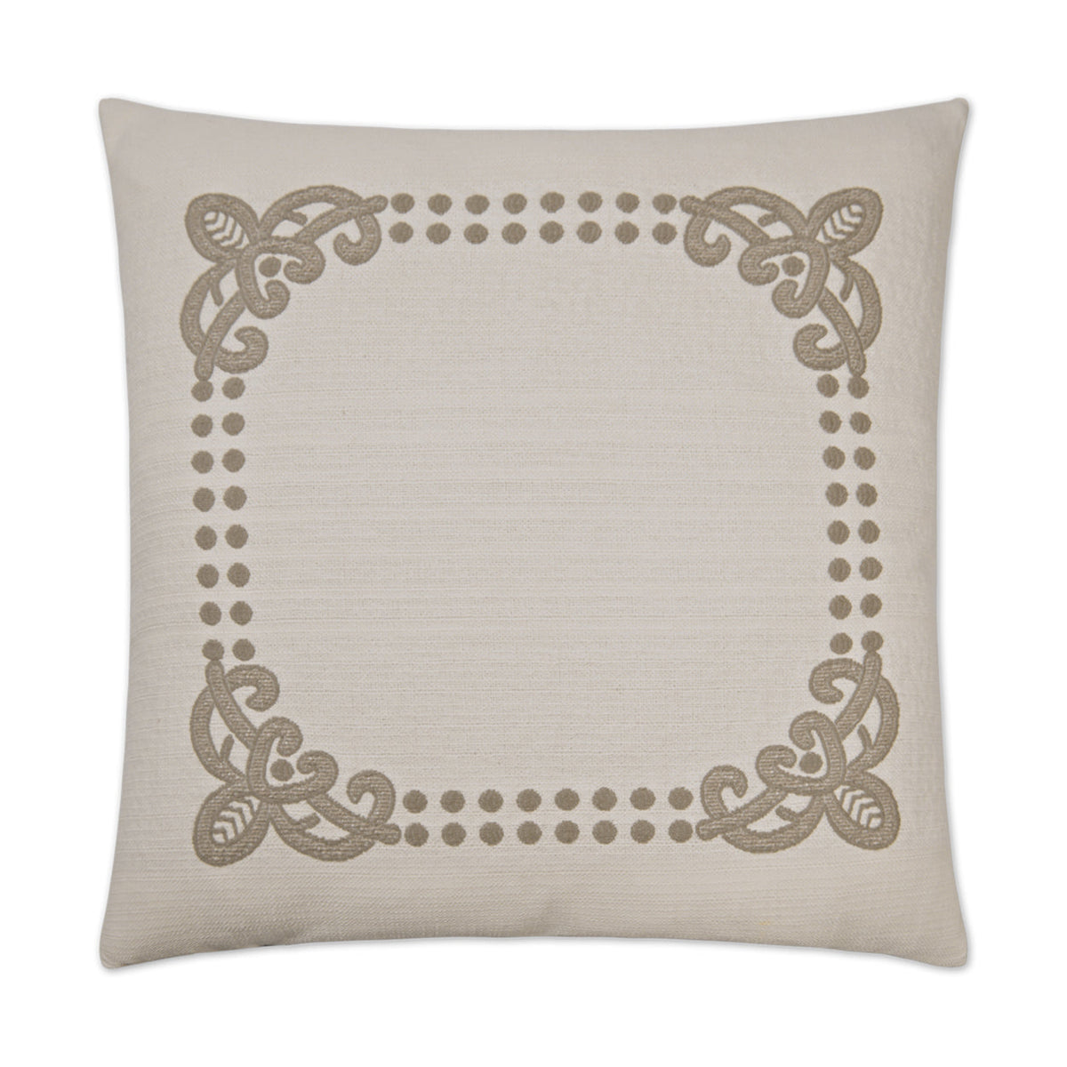 D.V. Kap Brouhaha Grey Throw Pillow With Insert