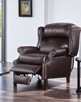 Uptown Sebastian Haven Leather Power Push Button Recliner