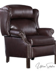 Haven Leather Power Push Button Recliner
