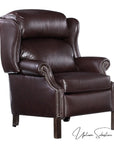 Uptown Sebastian Haven Leather Power Push Button Recliner