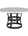 Basket Wooden Round Dining Table