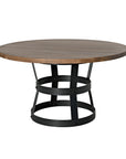 Basket Wooden Round Dining Table