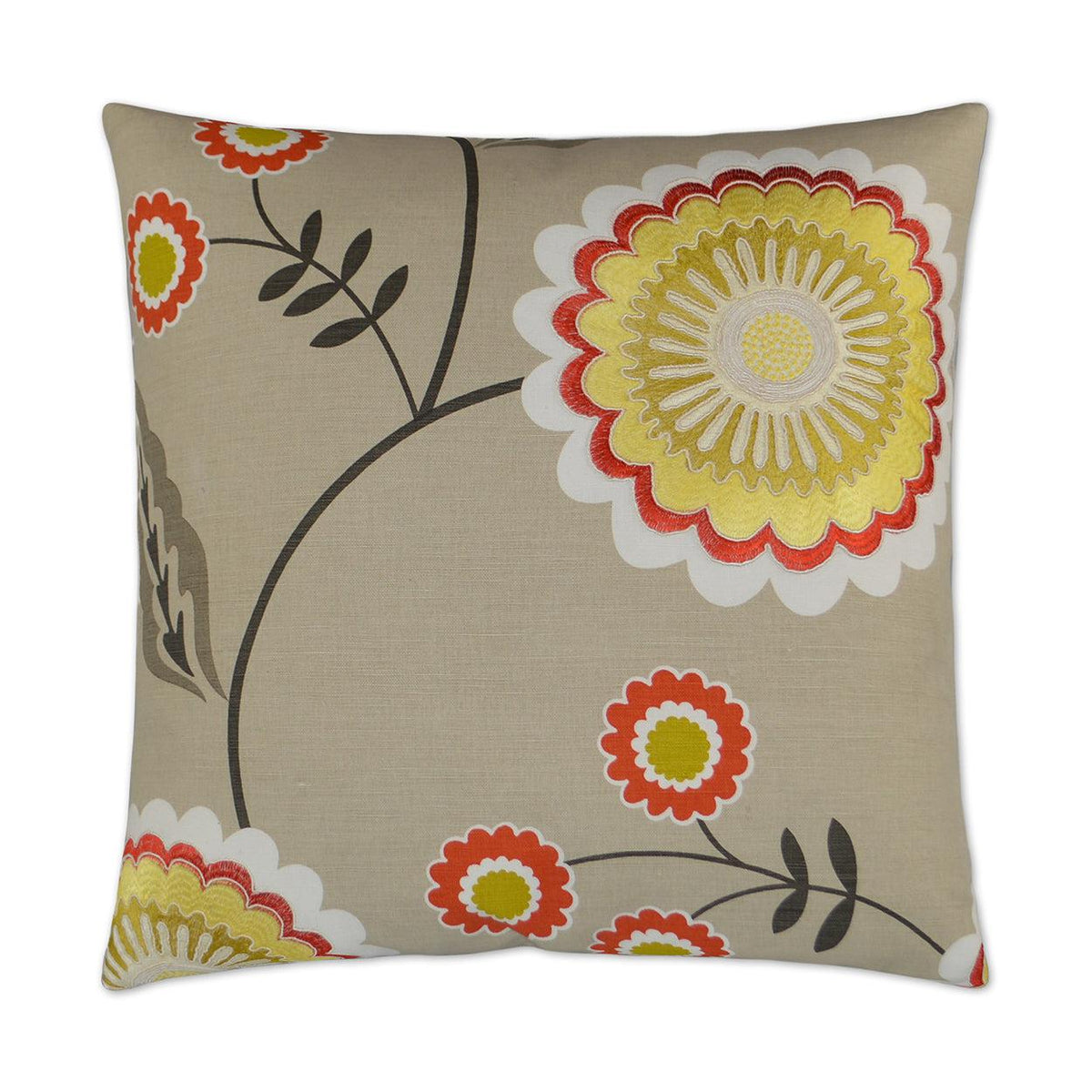 D.V. Kap Caladium Multi Color Throw Pillow With Insert