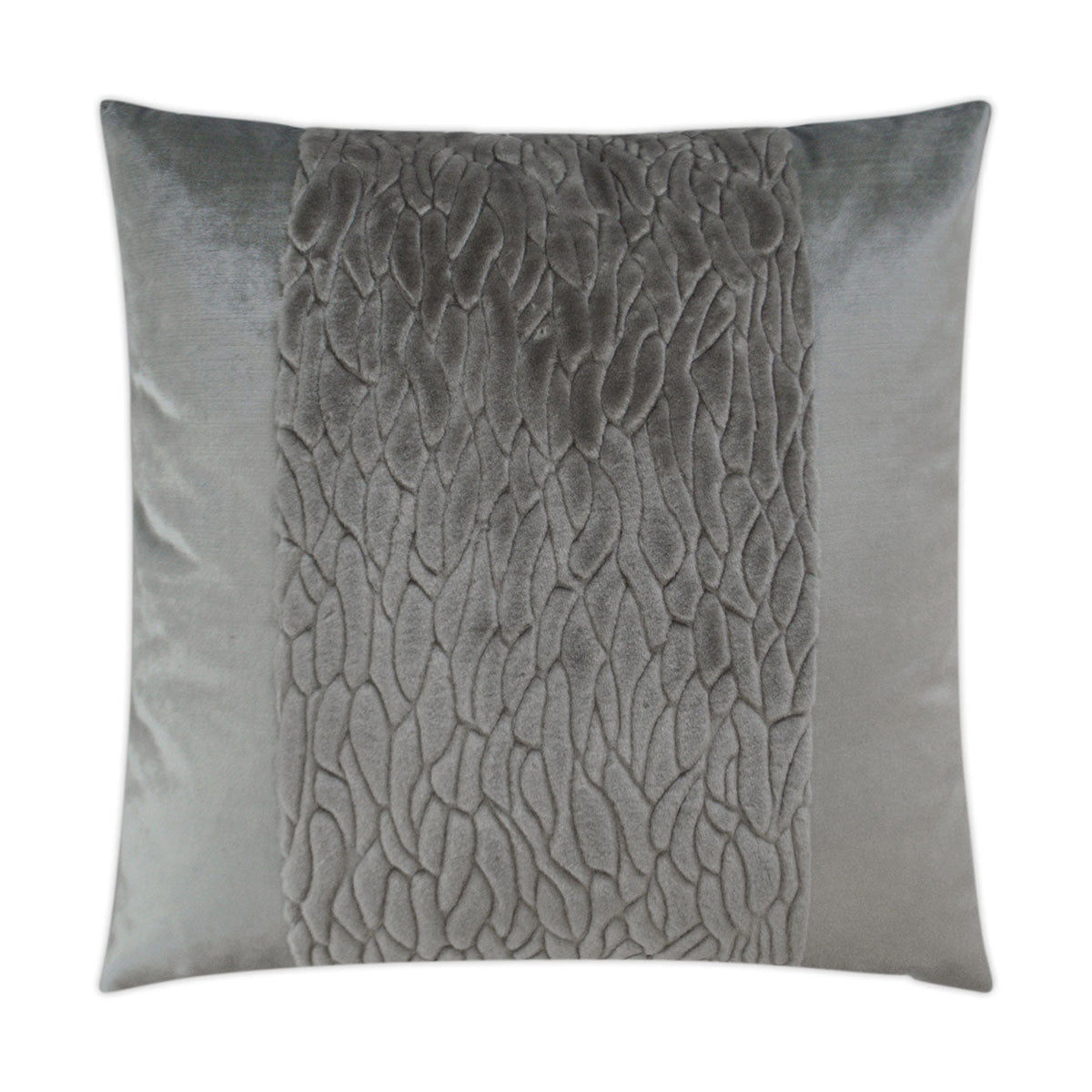 D.V. Kap Callard Band Grey Throw Pillow With Insert