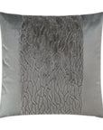 D.V. Kap Callard Band Grey Throw Pillow With Insert
