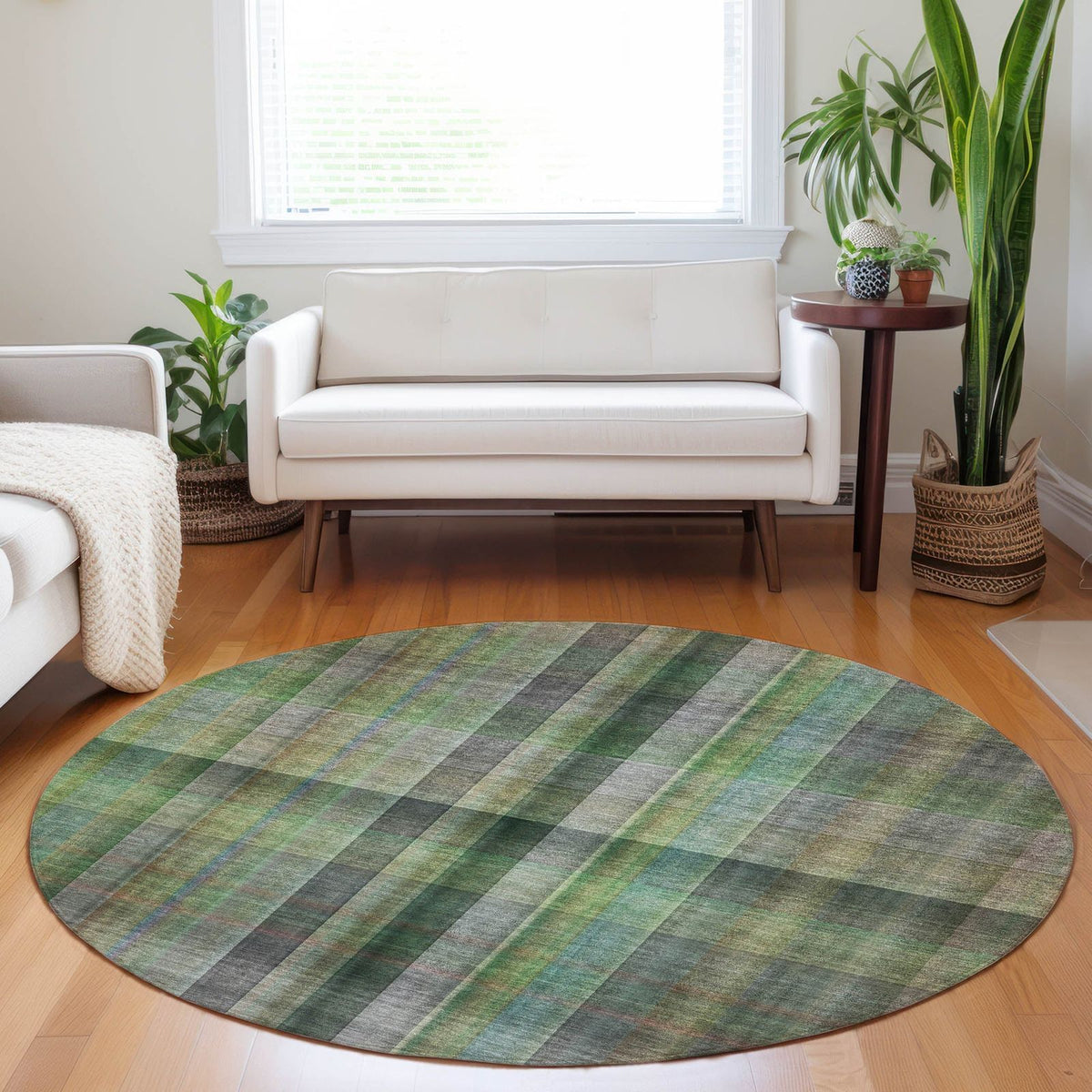 Addison Rugs Calm Mirage Green Washable Indoor-Outdoor Rug