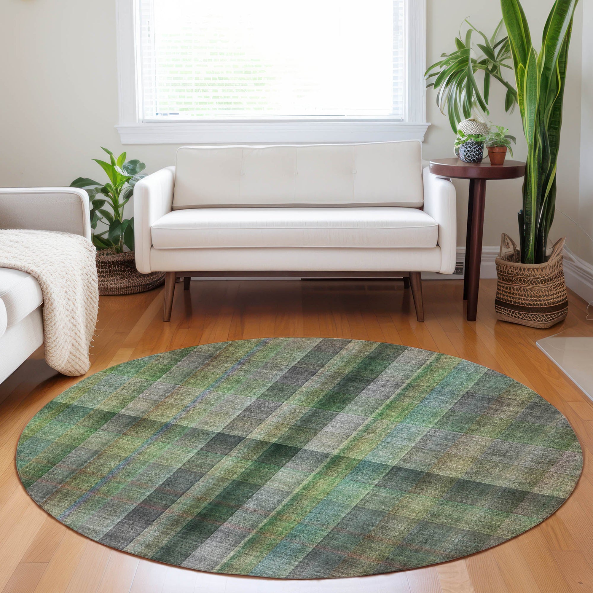 Addison Rugs Calm Mirage Green Washable Indoor-Outdoor Rug