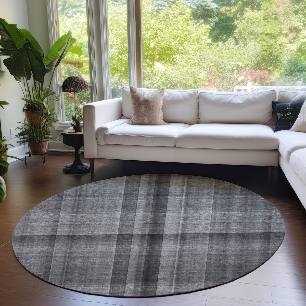 Addison Rugs Calm Mirage Grey Washable Indoor-Outdoor Rug
