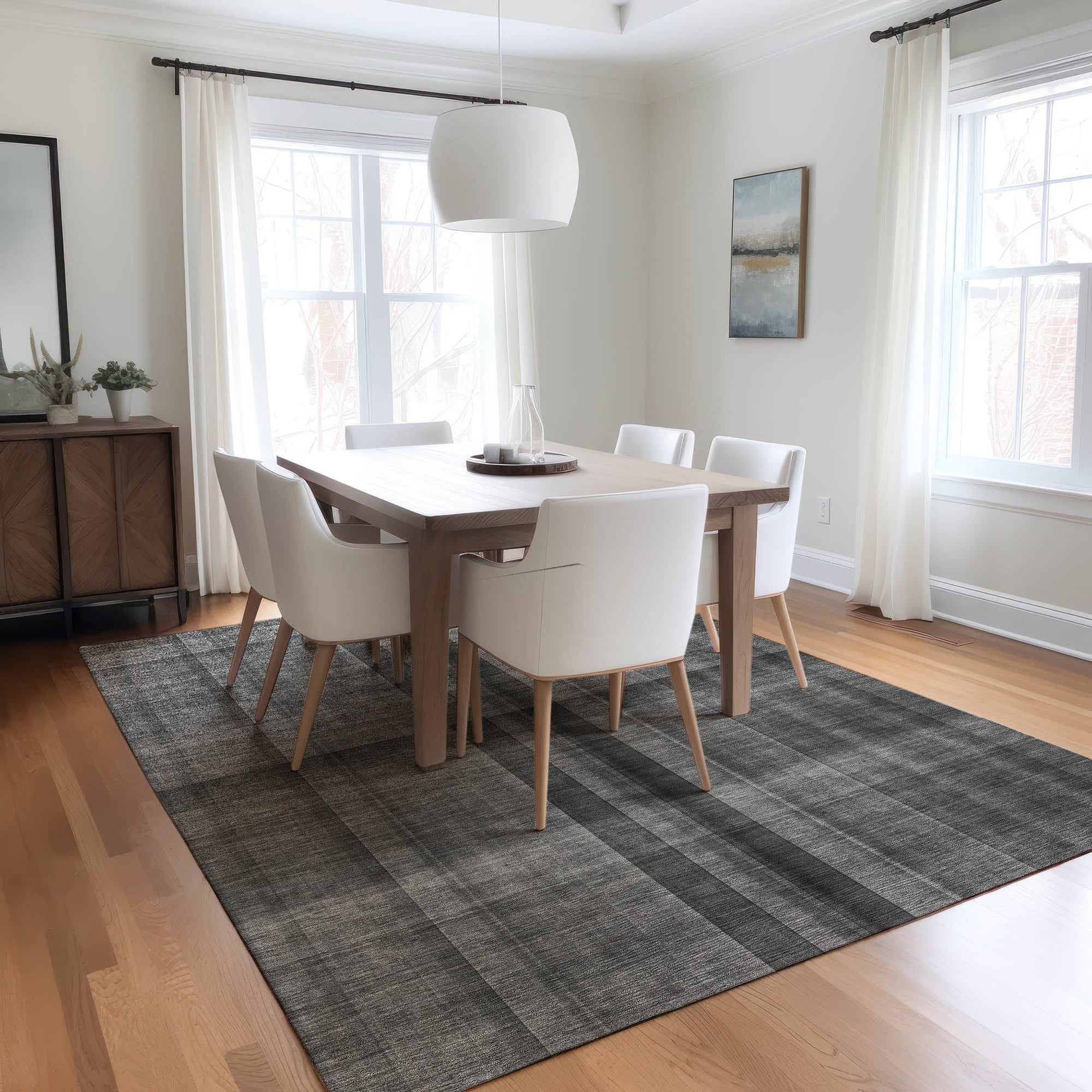 Addison Rugs Calm Mirage Grey Washable Indoor-Outdoor Rug