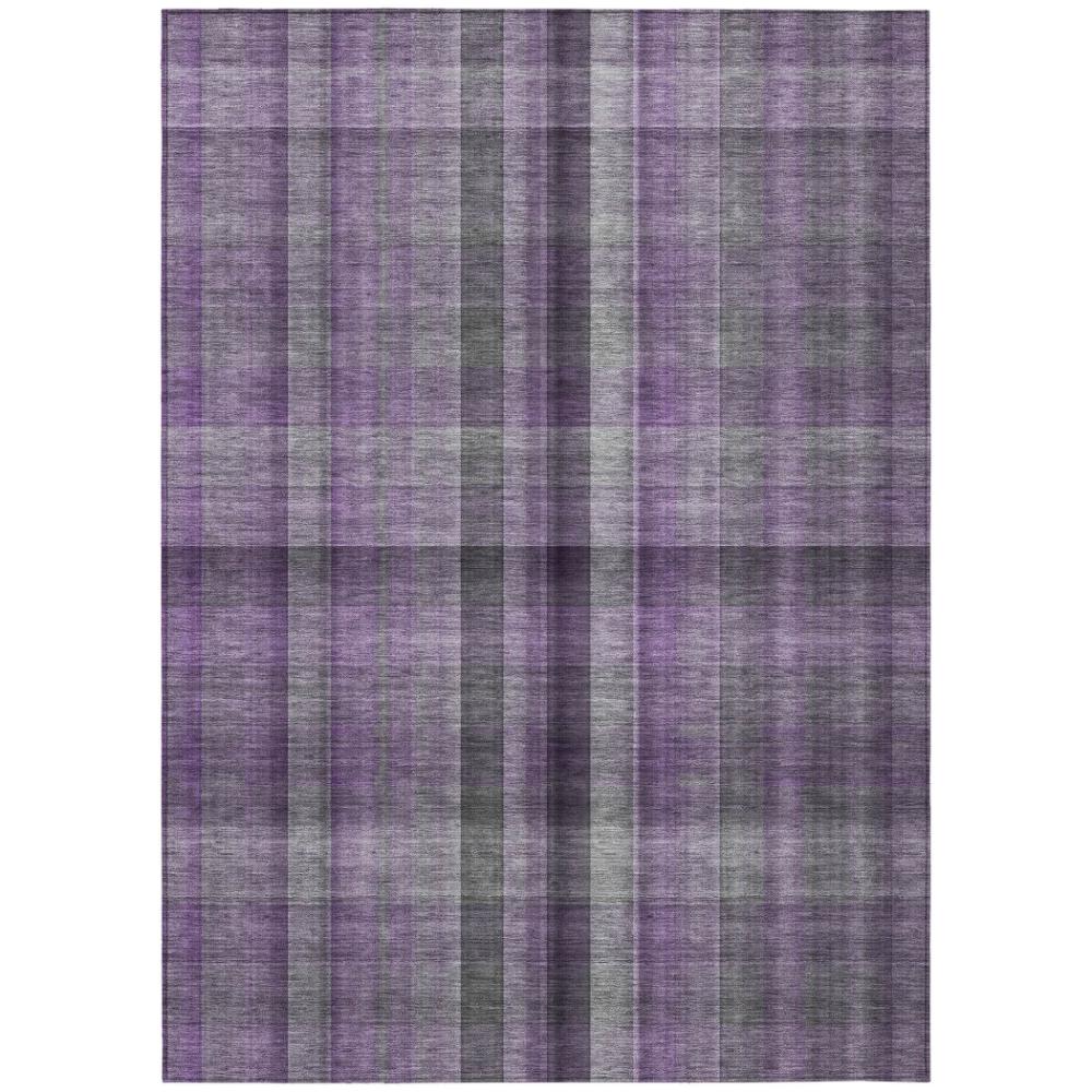Addison Rugs Calm Mirage Purple Washable Indoor-Outdoor Rug