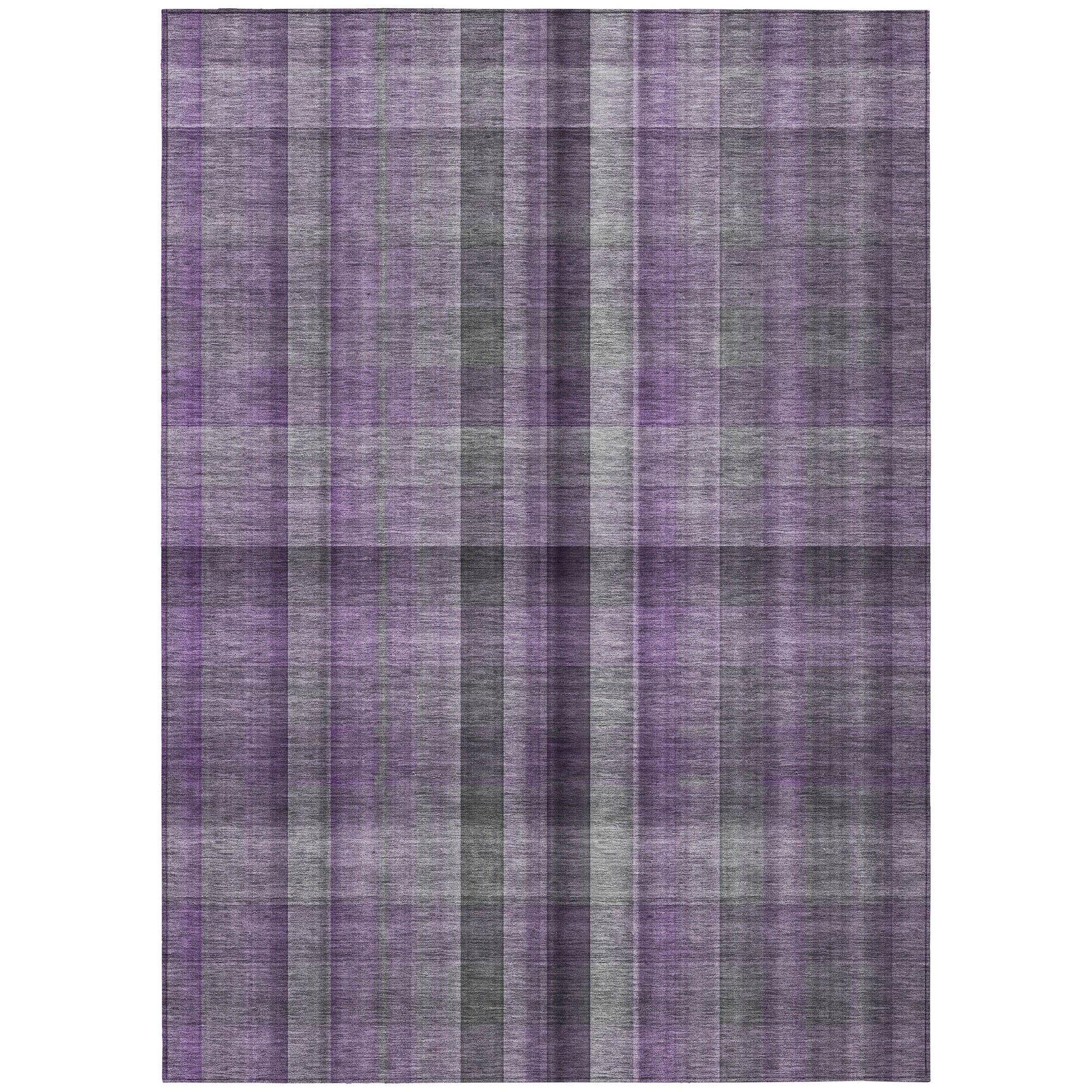 Addison Rugs Calm Mirage Purple Washable Indoor-Outdoor Rug