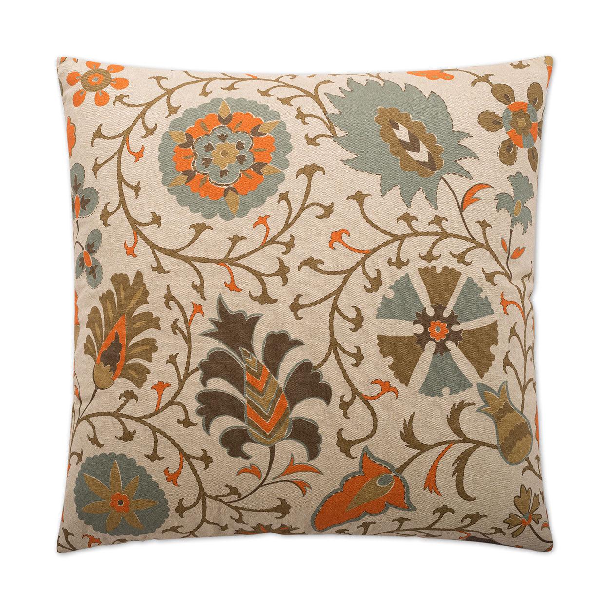 D.V. Kap Calypso Multi Color Throw Pillow With Insert