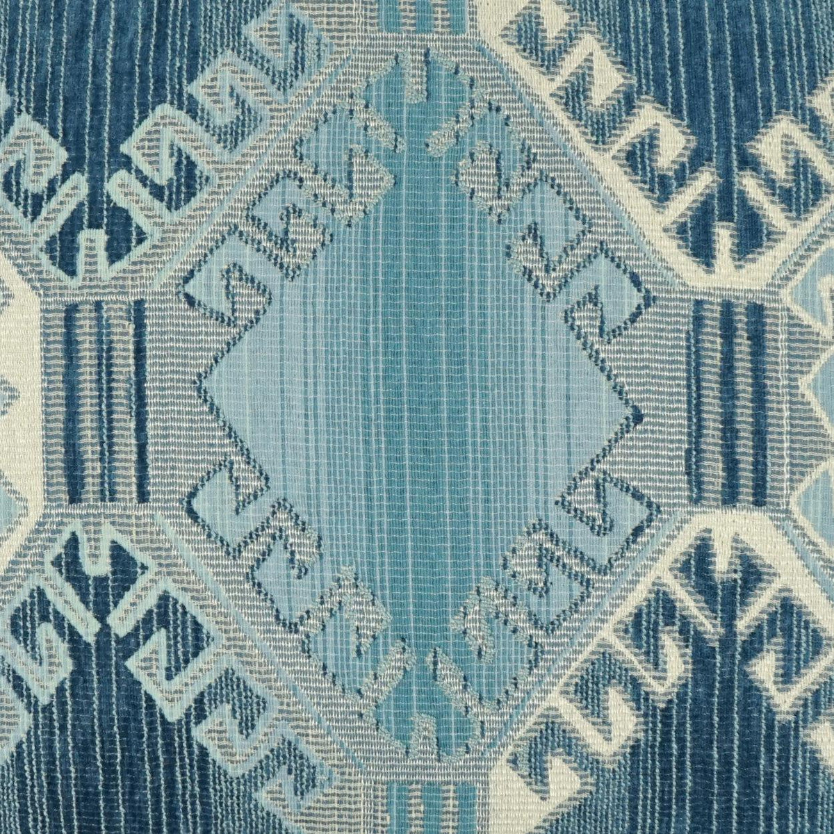 D.V. Kap Cankiri Sapphire Blue Throw Pillow With Insert