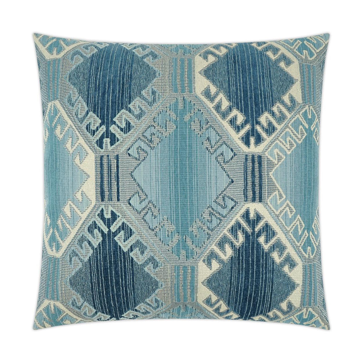 D.V. Kap Cankiri Sapphire Blue Throw Pillow With Insert