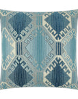 D.V. Kap Cankiri Sapphire Blue Throw Pillow With Insert