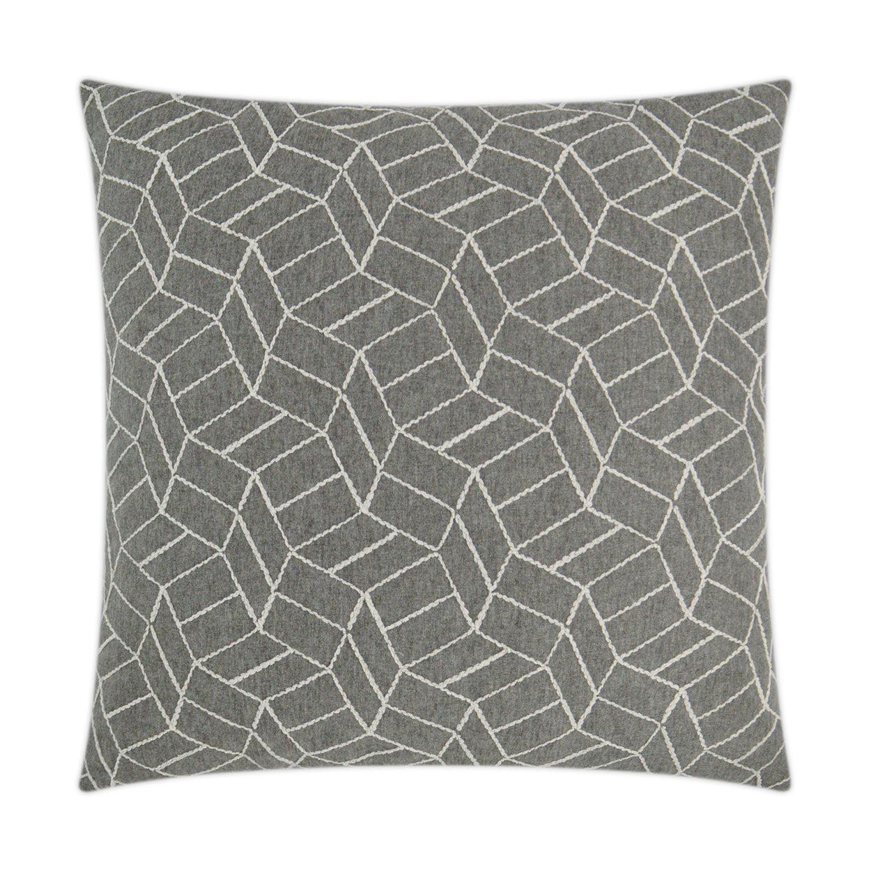 D.V. Kap Caramba Graphite Grey Throw Pillow With Insert
