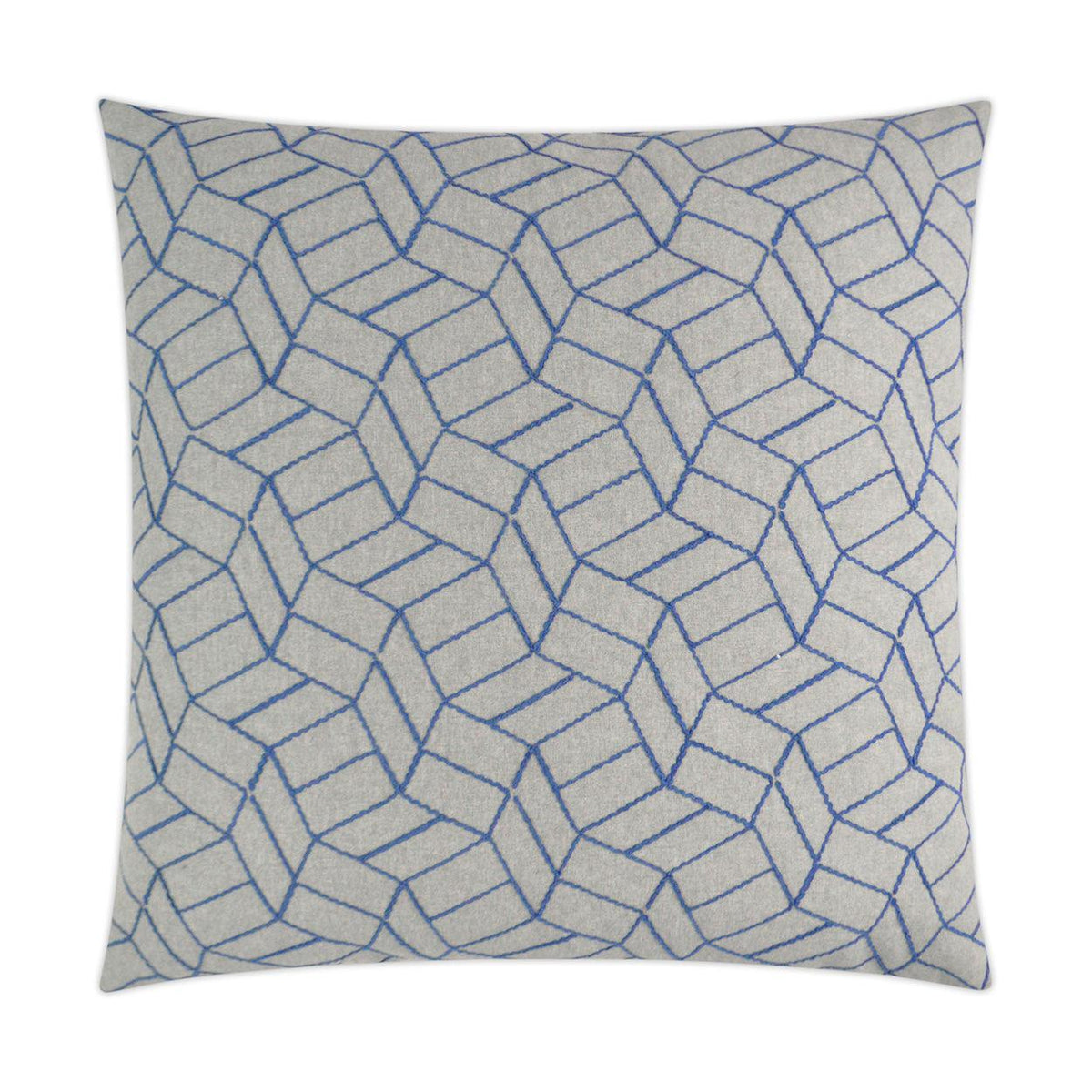 D.V. Kap Caramba Sapphire Grey Throw Pillow With Insert