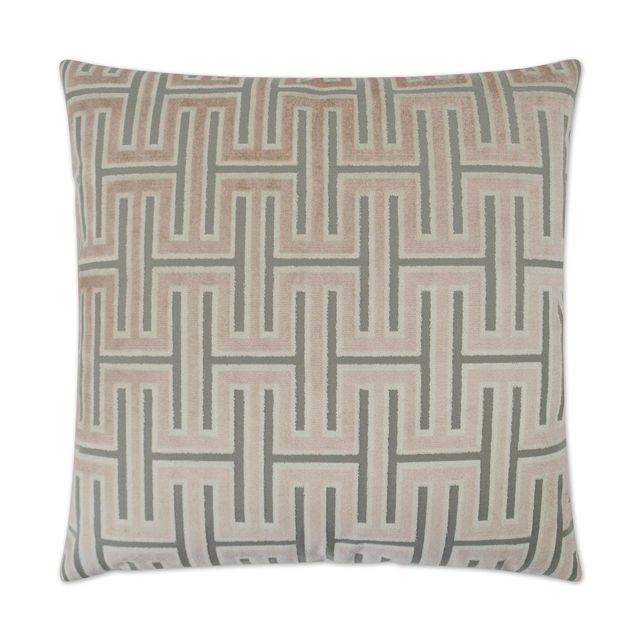 D.V. Kap Carlyle Blush Brown Throw Pillow With Insert