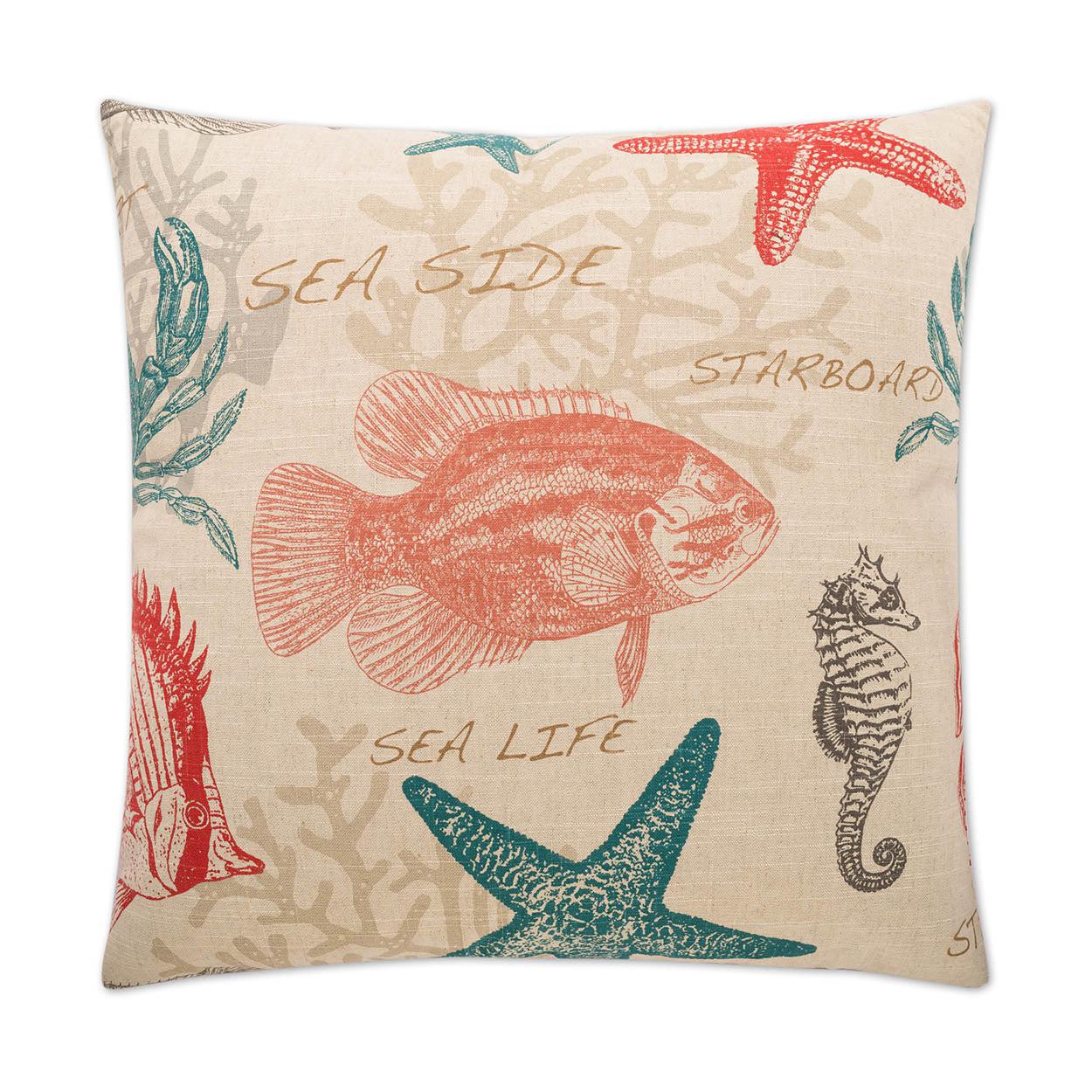 D.V. Kap Carolina Multi Color Throw Pillow With Insert