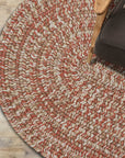 Carrington Tweed Modern Oval Outdoor Rugs