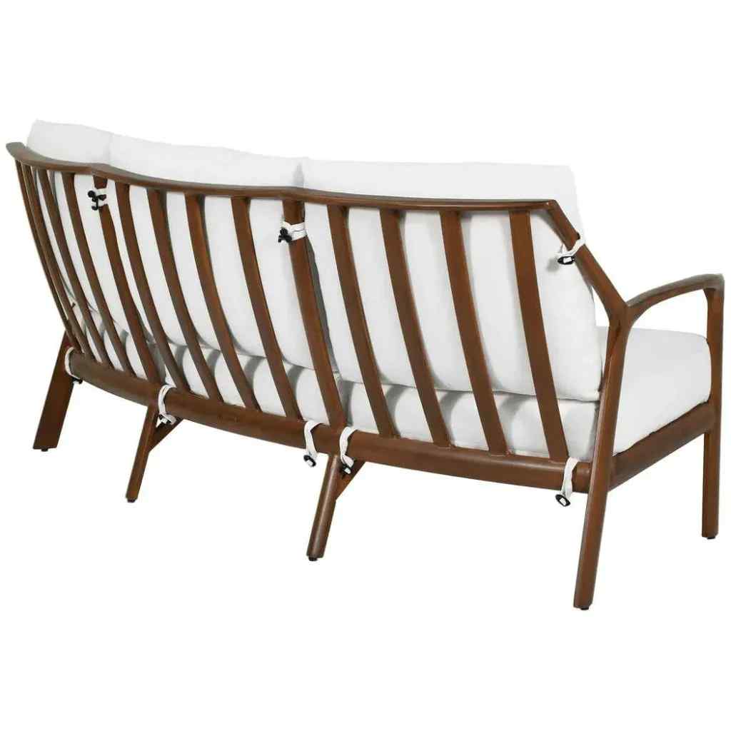 Castelle Berkeley Crescent Curved Outdoor Couch Deep
