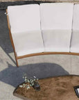 Castelle Berkeley Crescent Curved Outdoor Couch Deep