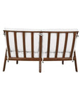 Castelle Berkeley Crescent Curved Outdoor Loveseat Deep