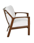 Castelle Berkeley Crescent Curved Outdoor Loveseat Deep