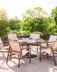 Castelle Tulip Aluminum Outdoor Round Dining Table