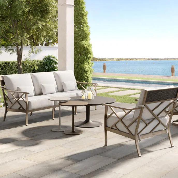 Castelle Tulip Round Outdoor Coffee Table