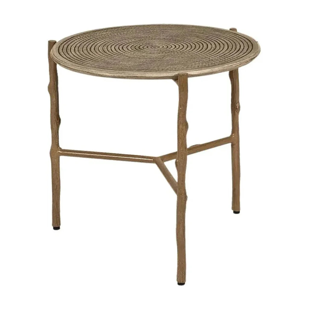 Castelle Twig Legs Aluminum Side Table
