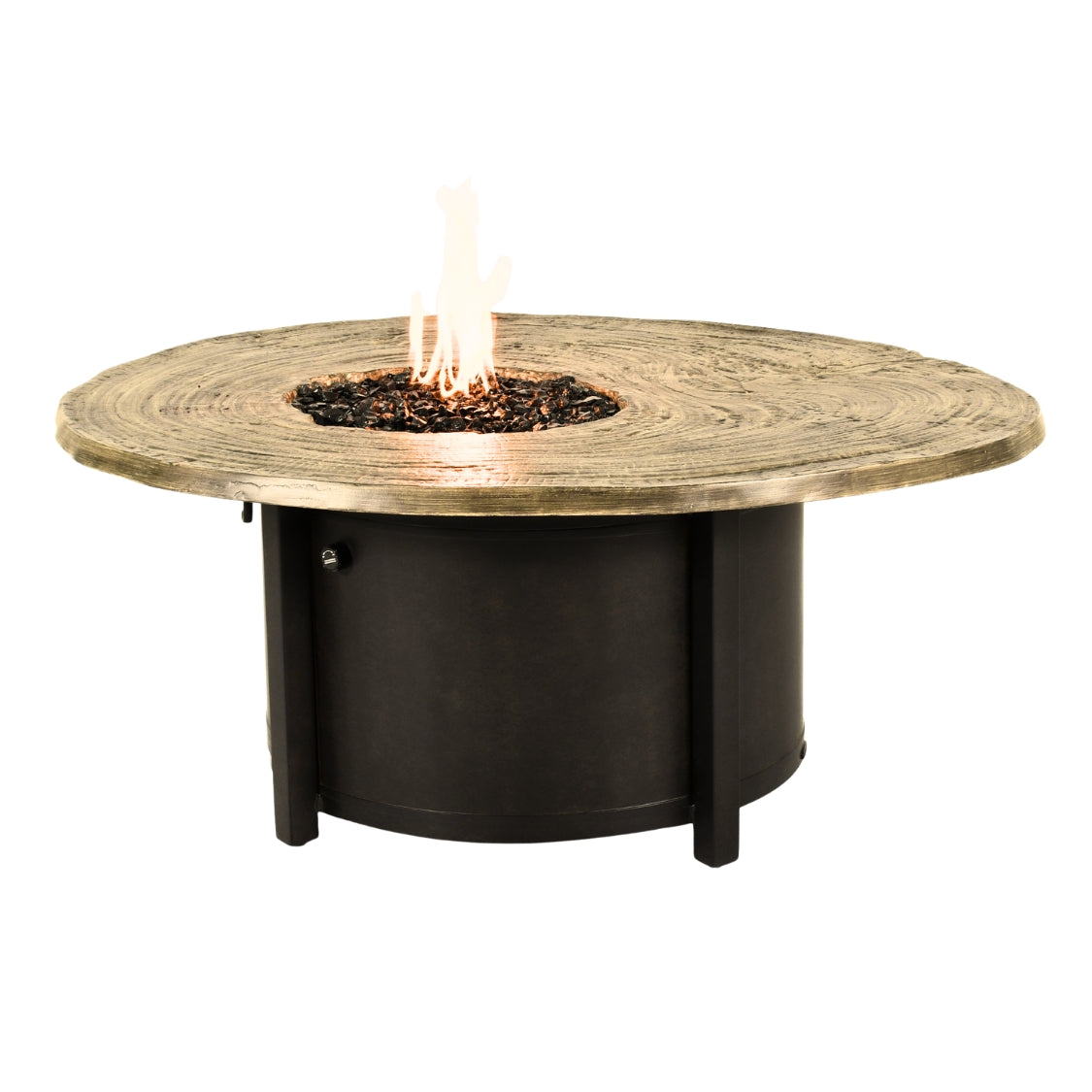 Nature's Wood Round Firepit - Thumbnail 4