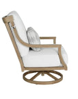 Nicoya High Back Swivel Rocking Lounge Chair Sunbrella Cushions