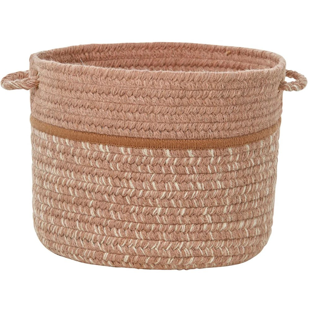 Casual Comfort Wool Braided Handmade Basket