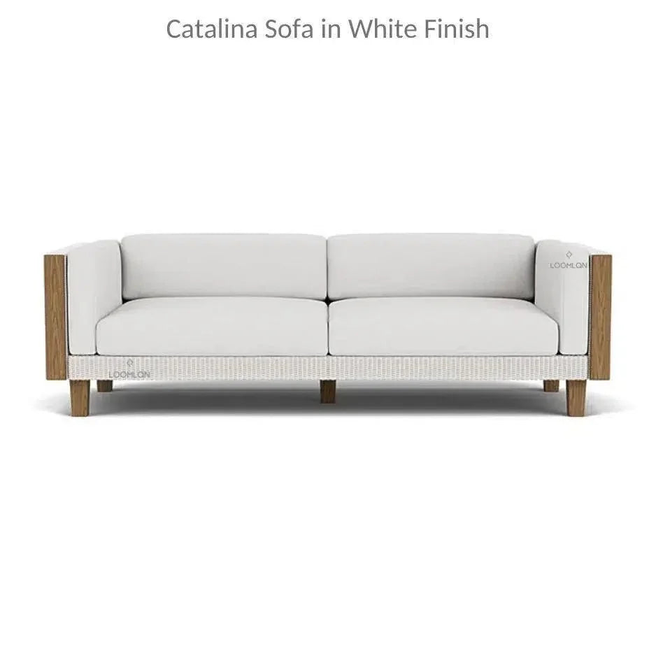 Lloyd Flanders Catalina Wicker Lounge Set Sofa Chairs &amp; Ottomans