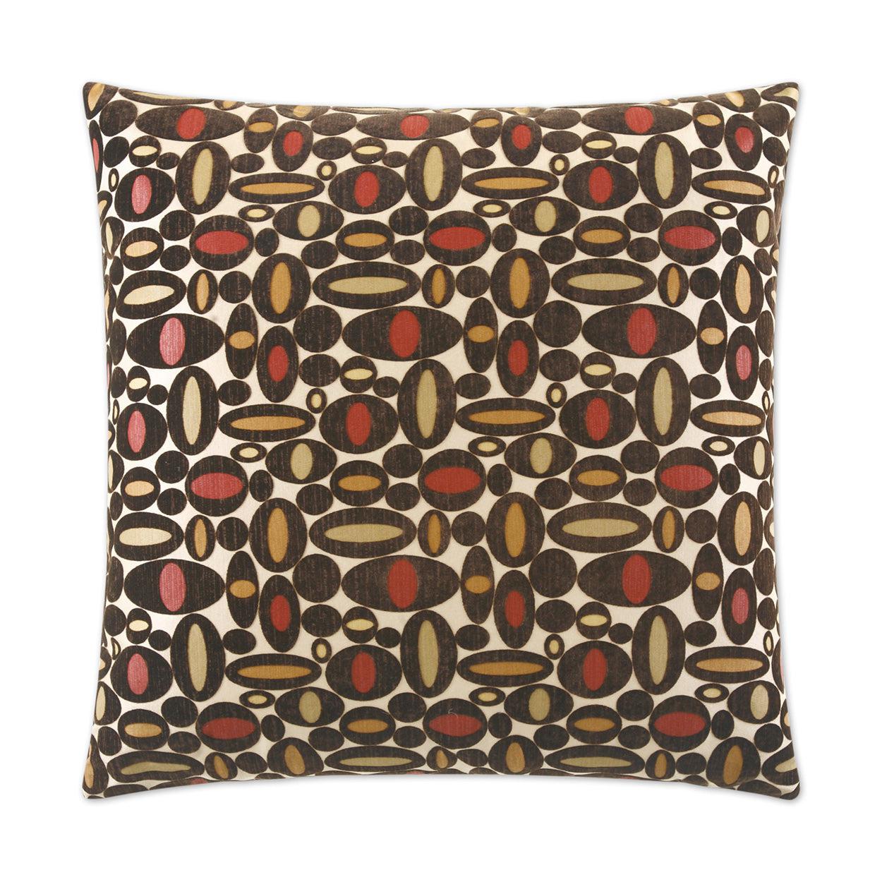 D.V. Kap Centric Mink Multi Color Throw Pillow With Insert
